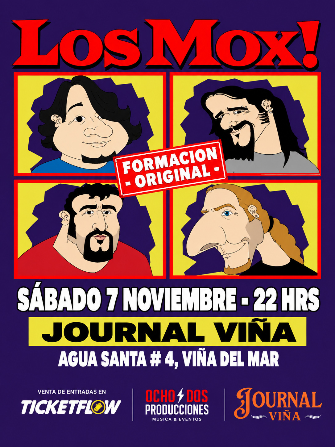 LOS MOX – JOURNAL, VIÑA DEL MAR