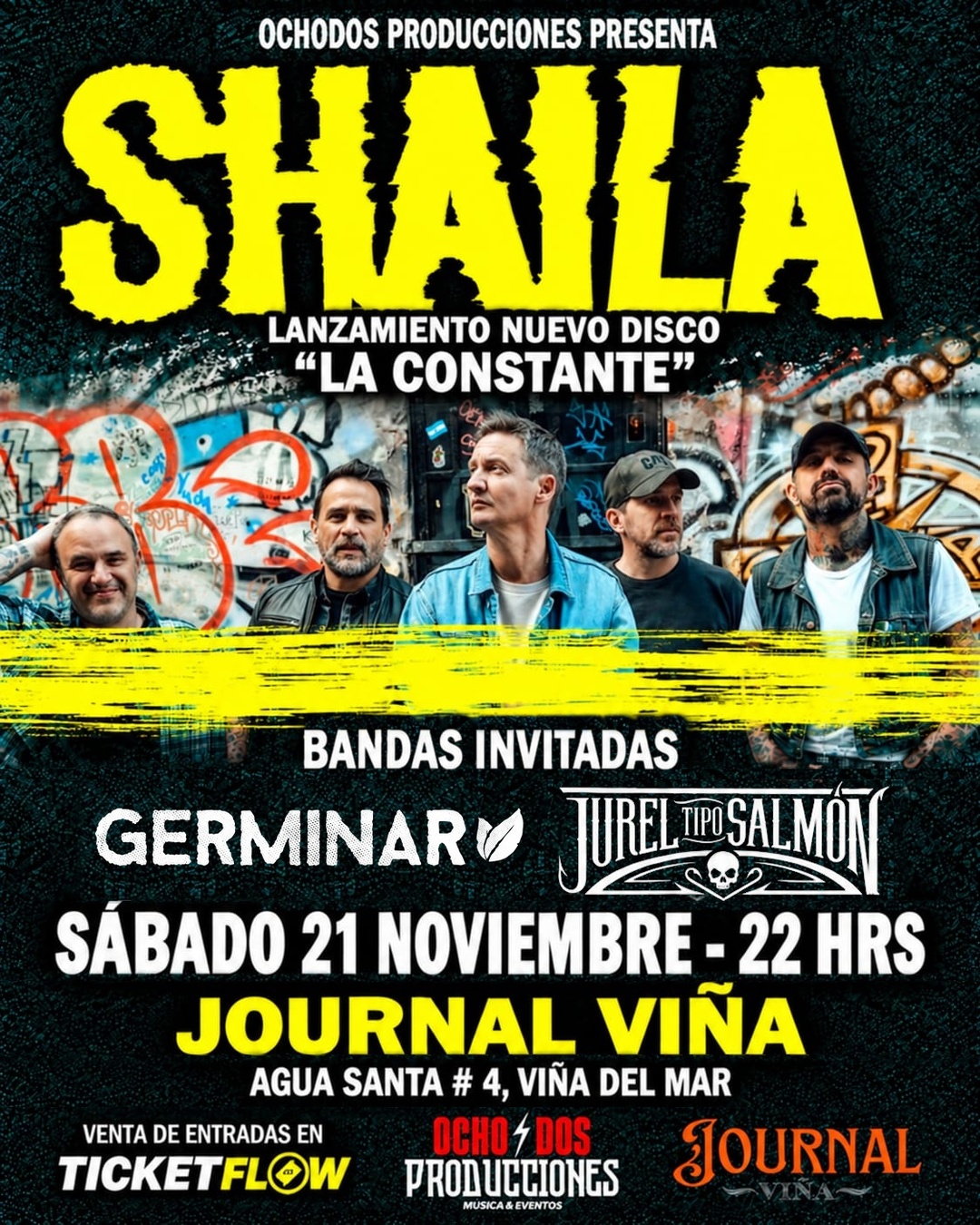 SHAILA – LANZAMIENTO «LA CONSTANTE» – JOURNAL, VIÑA DEL MAR